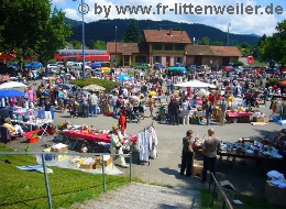 Flohmarkt mit Bahnhof