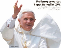 Freiburg erwartet Papst Benedikt XVI.